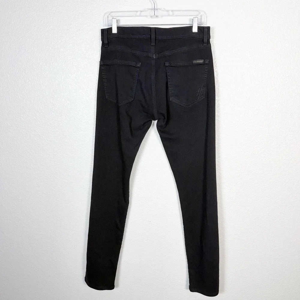 Weston Jon Boucher Tapered Fit Jeans Mens Size 32 Black Designer Classic